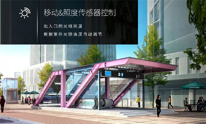 車站應(yīng)用移動(dòng)&照度傳感器